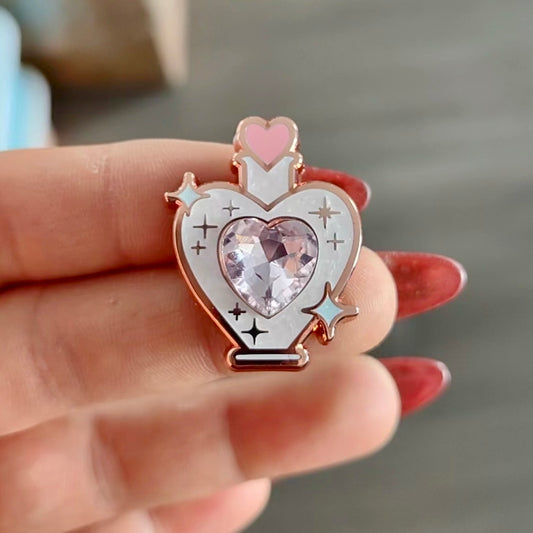 Love Potion Rhinestone Enamel Pin