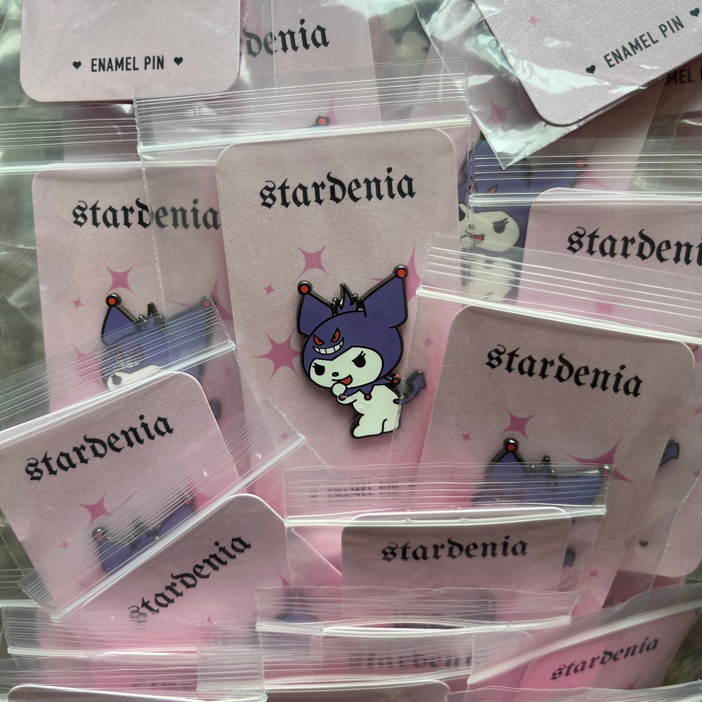 Kuromi x Gengar Enamel Pin