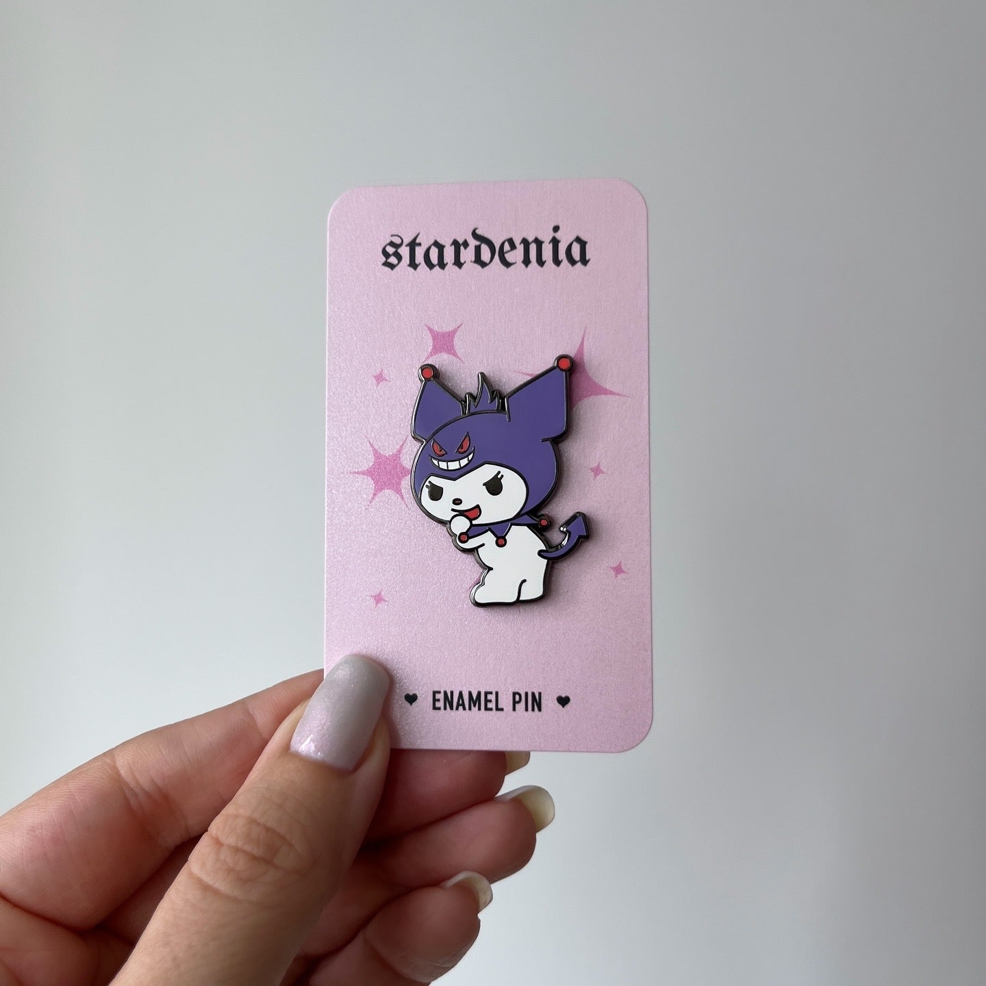 Kuromi x Gengar Enamel Pin