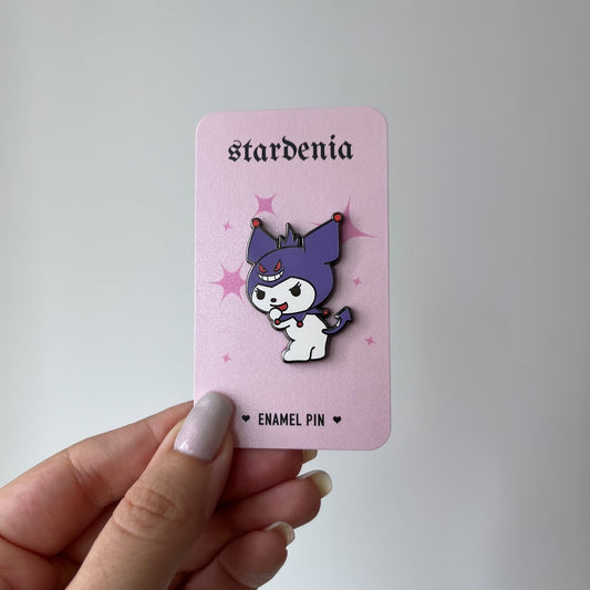 Kuromi x Gengar Enamel Pin