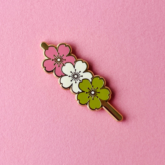 Sakura Dango Enamel Pin