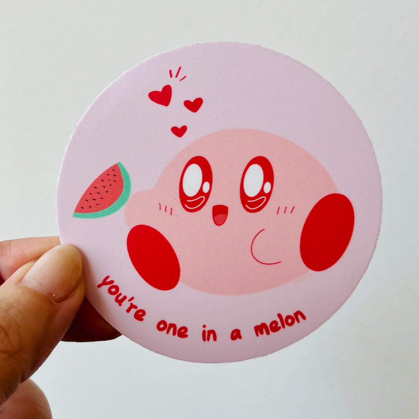 “You’re One In A Melon” Kirby sticker