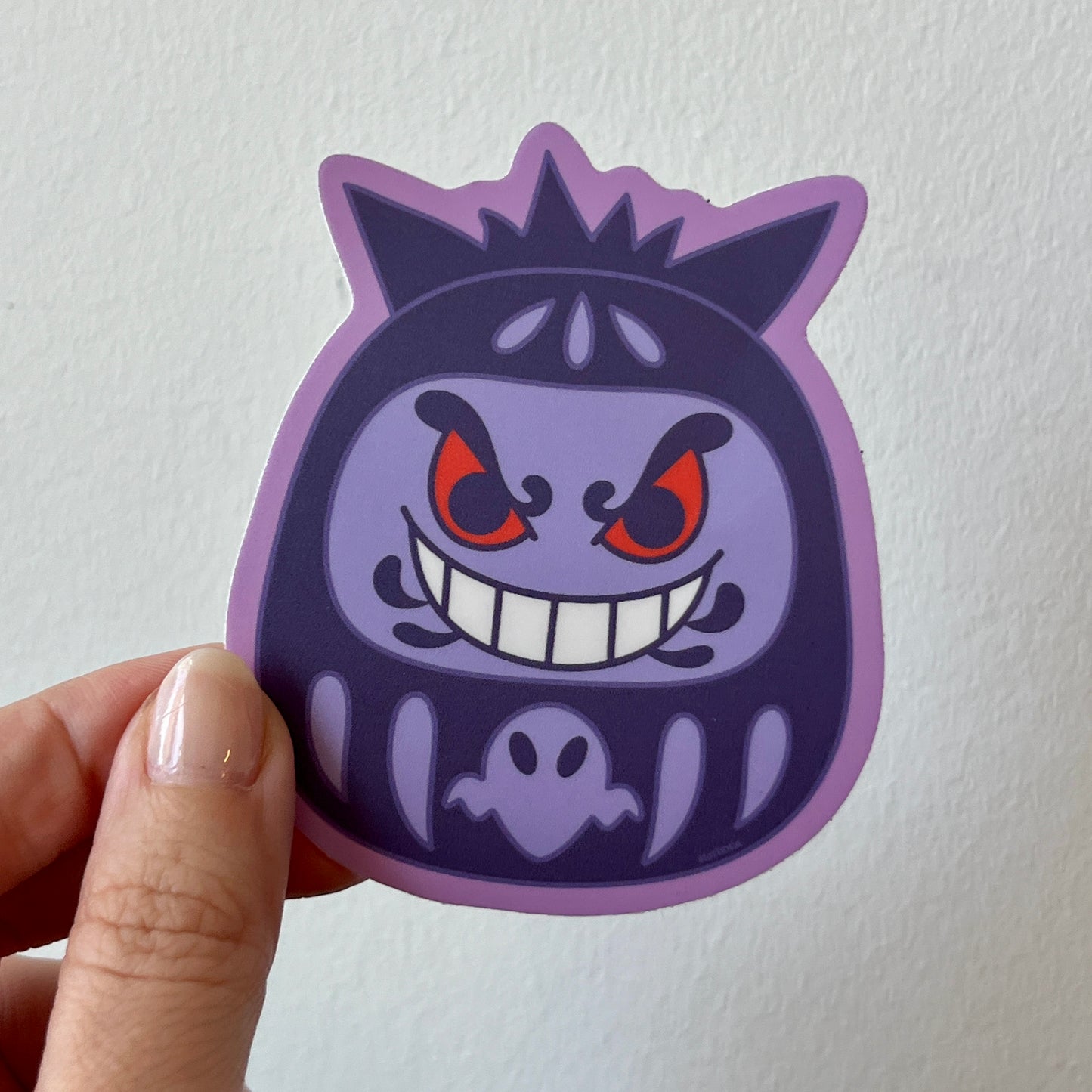 Gengar Daruma Sticker