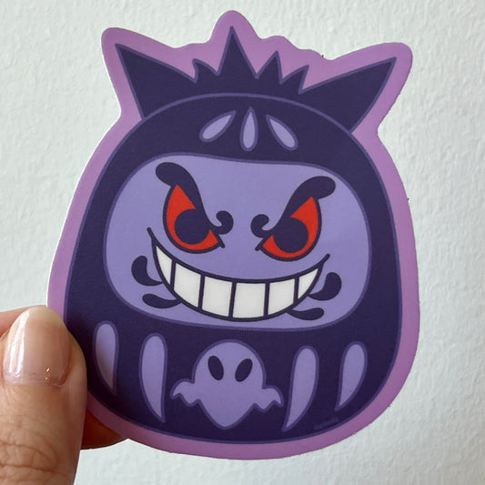 Gengar Daruma Sticker