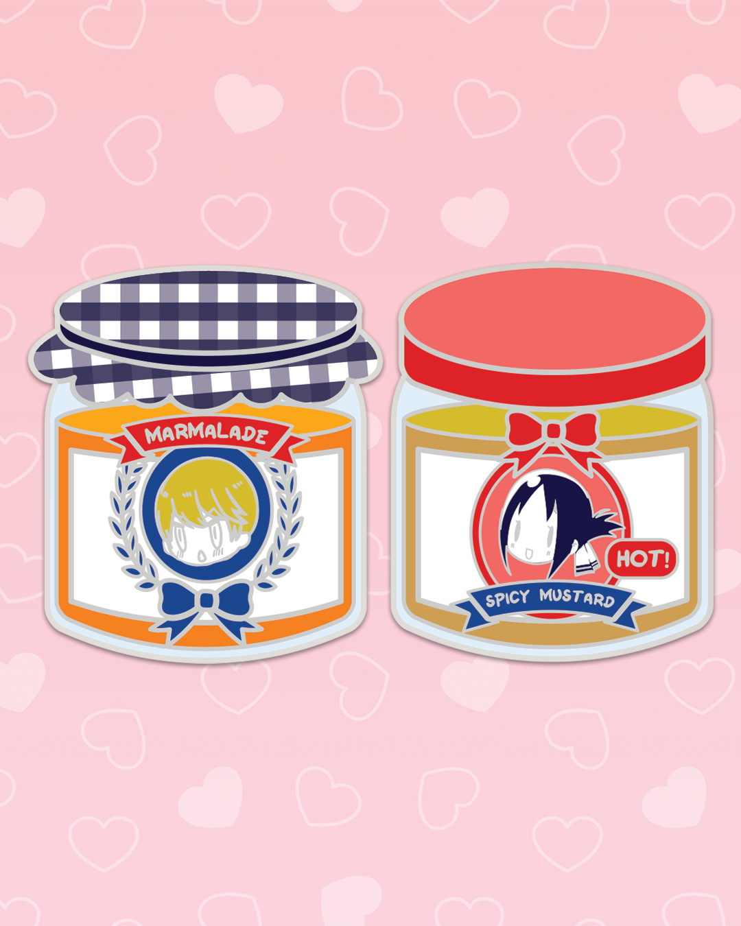 Pre-Order: Kaguya-sama x Marmalade Boy Enamel Pin Set*