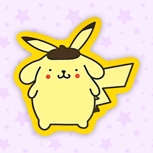 Pompompurin x Pikachu Sticker