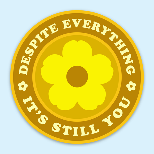 ♡ "Despite Everything, It's Still You" ♡ UNDERTALE Golden Flower Sticker
